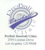 Pro Ball Baseball Clinic