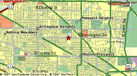 Prospect High School Map